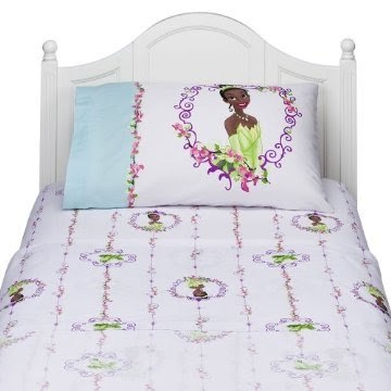 Frog Sheet Set Full Size Bedding Linens, Princess Tiana Bedding Queen Size