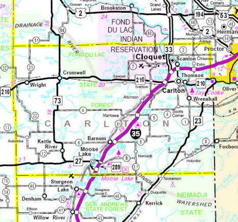 Carlton County Mn Map | Hiking In Map