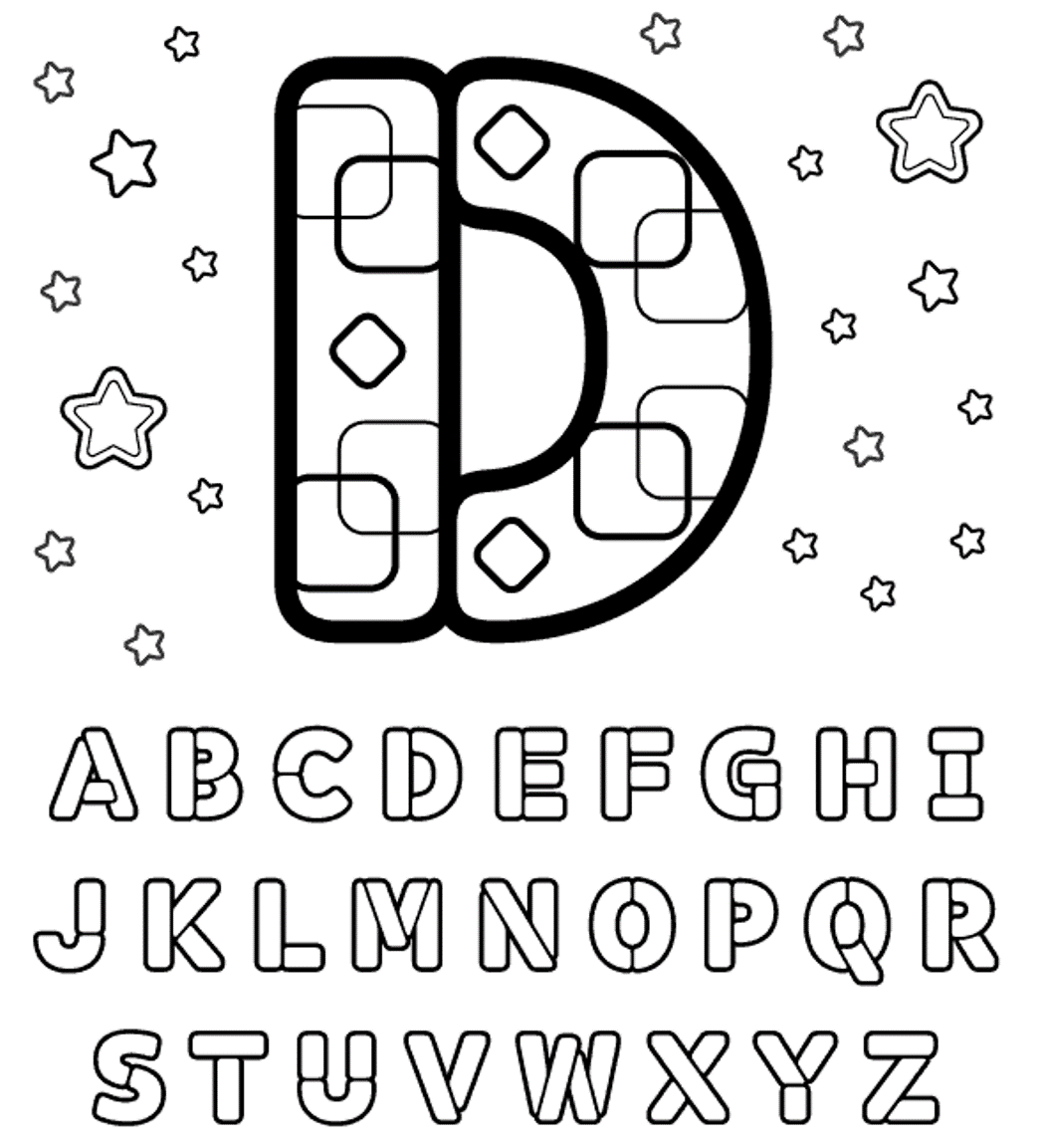 Keep Kids Busy With Free Thanksgiving 46+ Printable Letters To Color