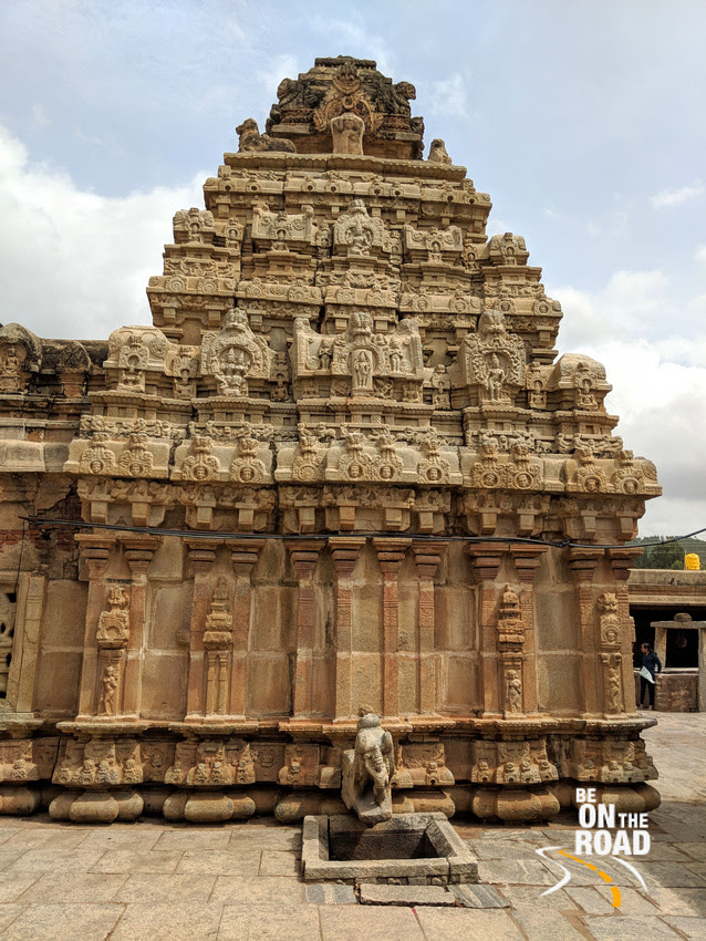 Side view of Bhoga Nandeeswara Temple