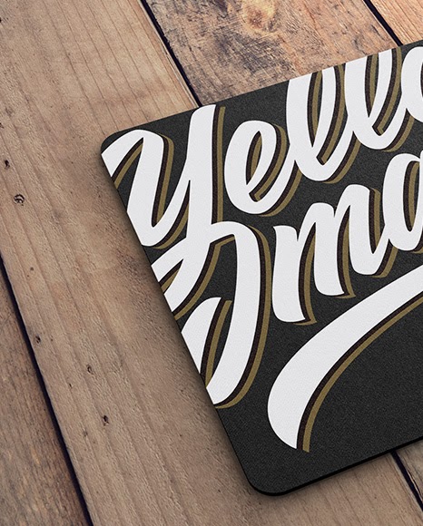 Download 3d Logo Mockup Free Download Yellowimages - Mouse Pad Mockup In Stationery Mockups On ...