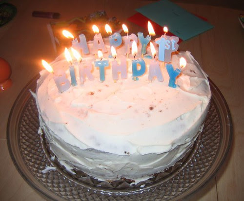 the cake