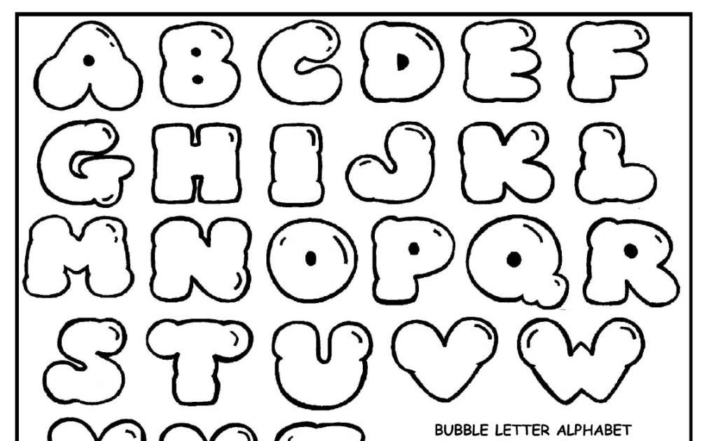 Abc Bubble Letters Printable Free Free Printable Circle Banner