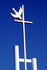 Cross and dove