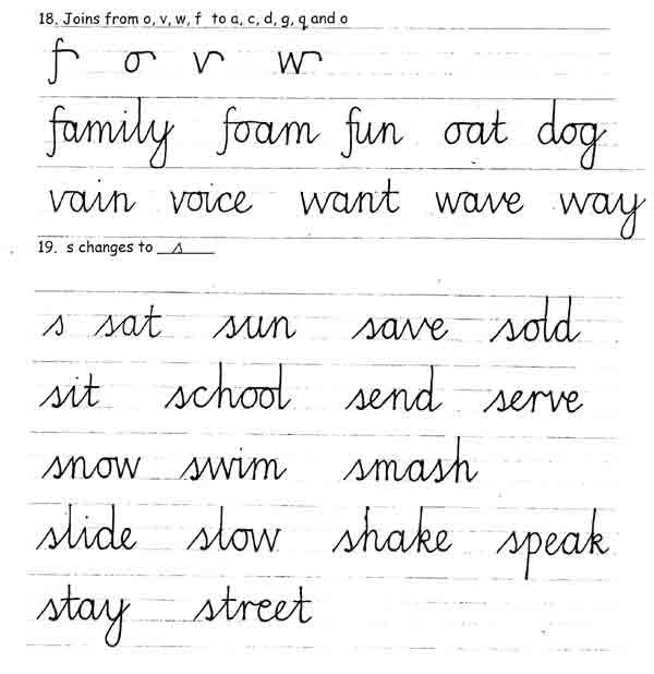Nelson Handwriting Worksheets Printable Cursive Letter Formation 