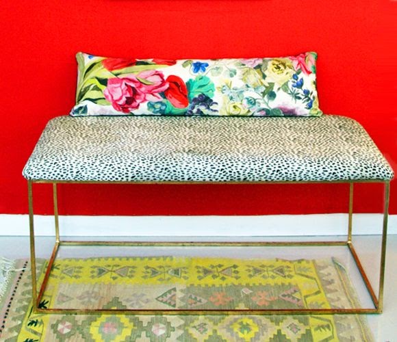 Little Green Notebook: How to Upholster Bench Corners