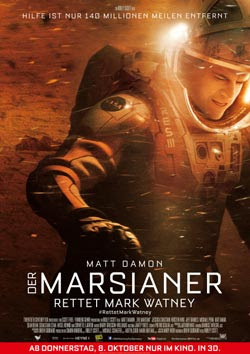 Der Marsianer - Rettet Mark Watney Filmplakat