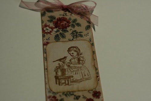 Coffee stained bookmark