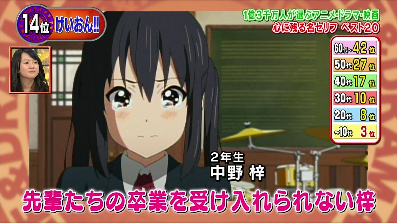 [最も人気のある！] けい おん 名言 103098