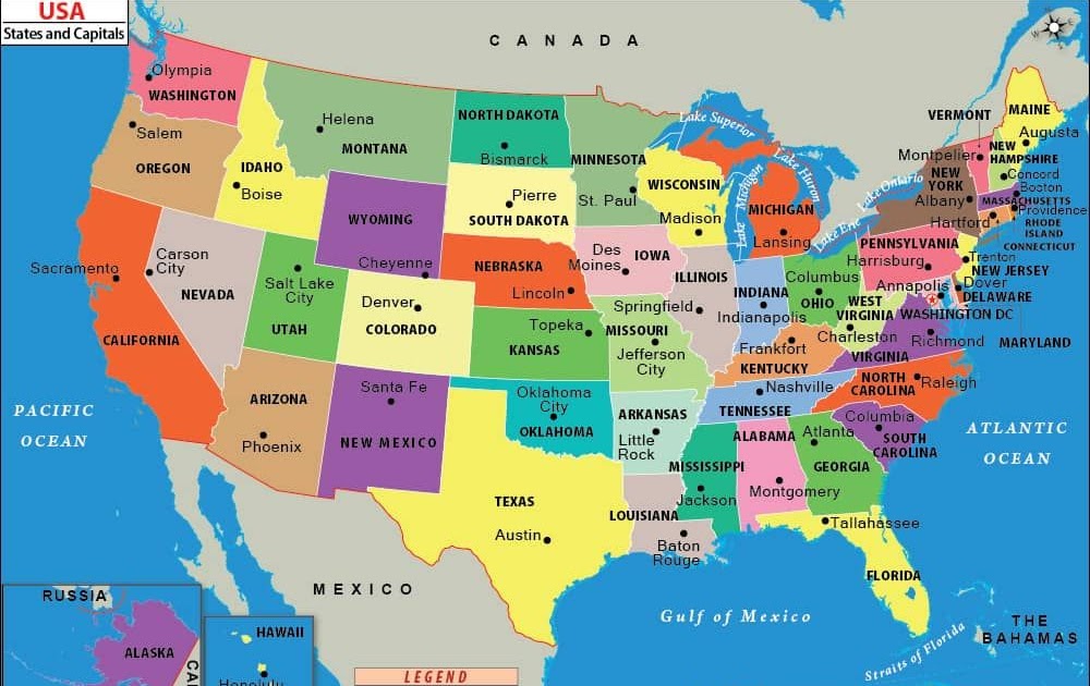 Show United States Map