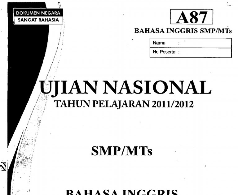 ❤ 17 kunci jawaban soal un smp bahasa inggris 2017 pictures