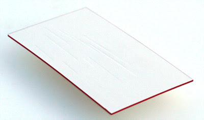 Business card back