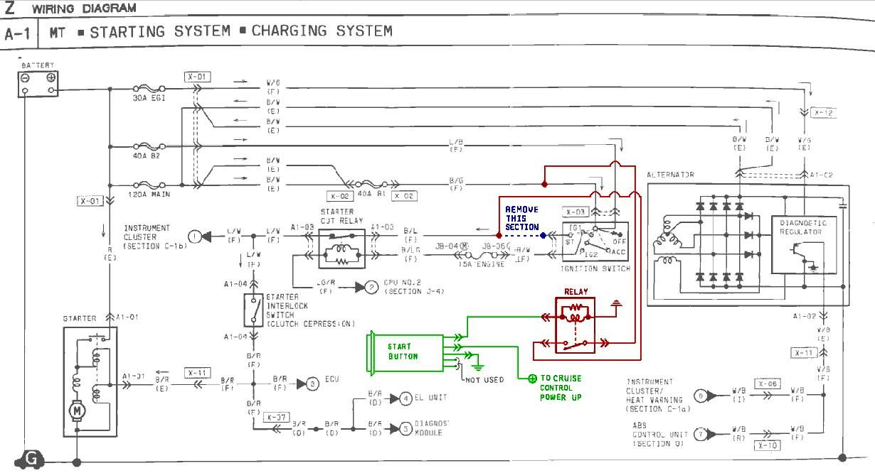 Mazda B2000 Ignition Switch Wiring