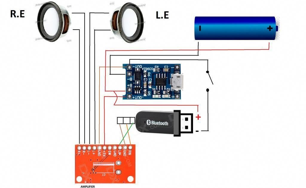Headphone Speaker Wiring Diagram - Headphone jack wiring diagram audio