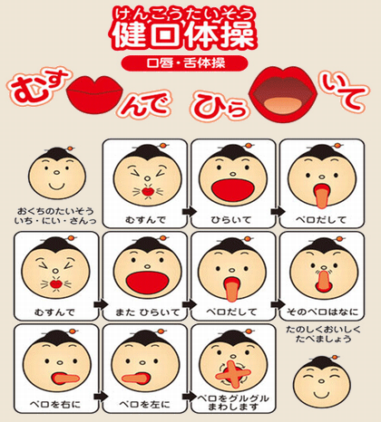 パタカラ体操 イラスト かわいい無料イラスト素材