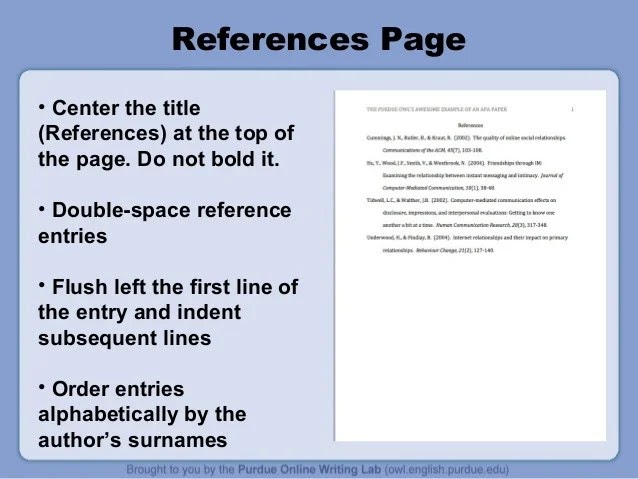 Owl Purdue Apa In Text Citation Get APA citations from
