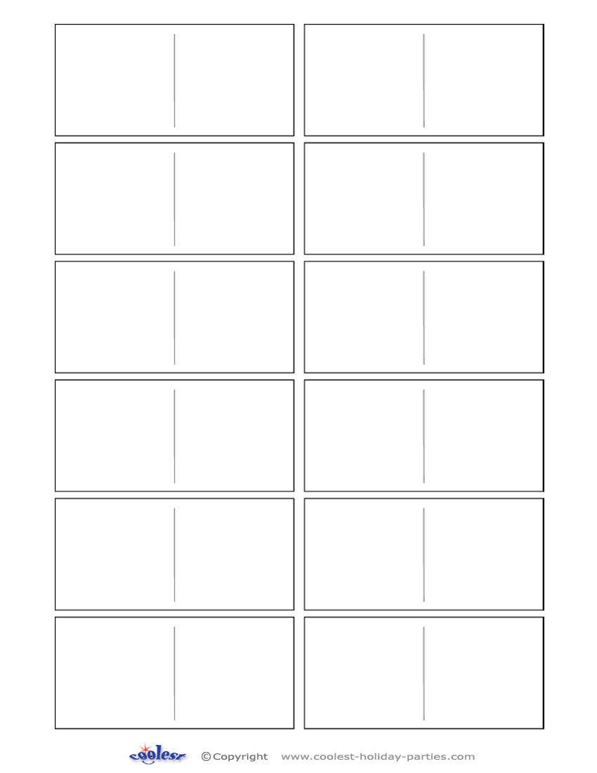 Blank Domino Template Printable New Concept