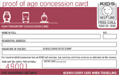 passes concession transport