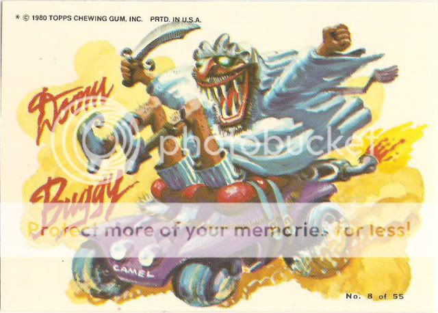 TOPPS WEIRD WHEELS 1980