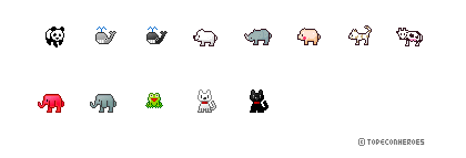 トップ100 動物 ドット絵 フリー 最高の動物画像