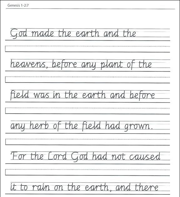 4th Grade Handwriting Worksheets - atleenews