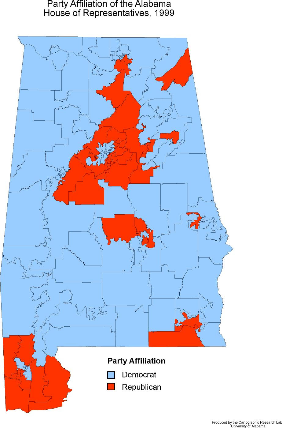 Alabama State Senate District Map Maping Resources