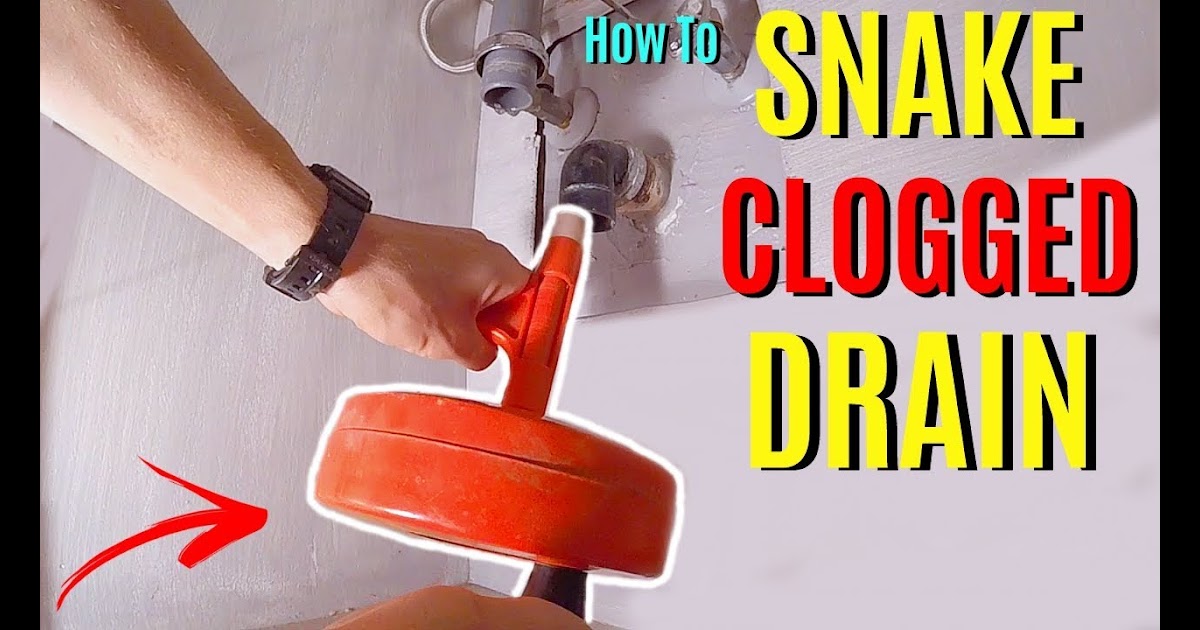 How To Use A Drain Snake With Drill