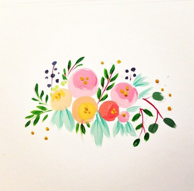 [View 36+] Watercolor Painting Easy Flower Painting Ideas