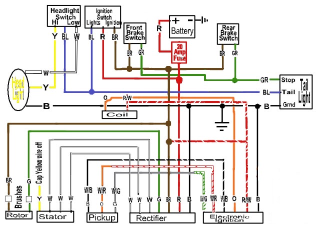 Yamaha Xs650 Wiring Harnes Diagram / Yamaha Motorcycle Wiring Diagrams ...