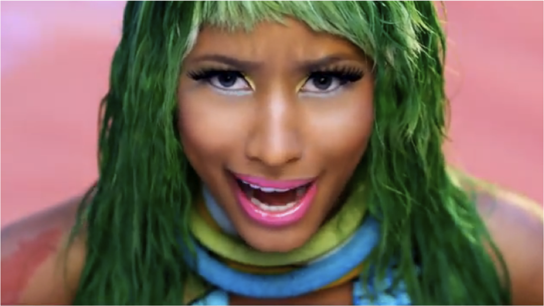 2. Nicki Minaj's Best Music Videos Featuring Blue Hair - wide 7