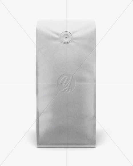 Download Download 16oz Paper Coffee Bag Mockup - Front View PSD