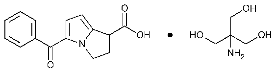 Image result for ketorolac tromethamine structure