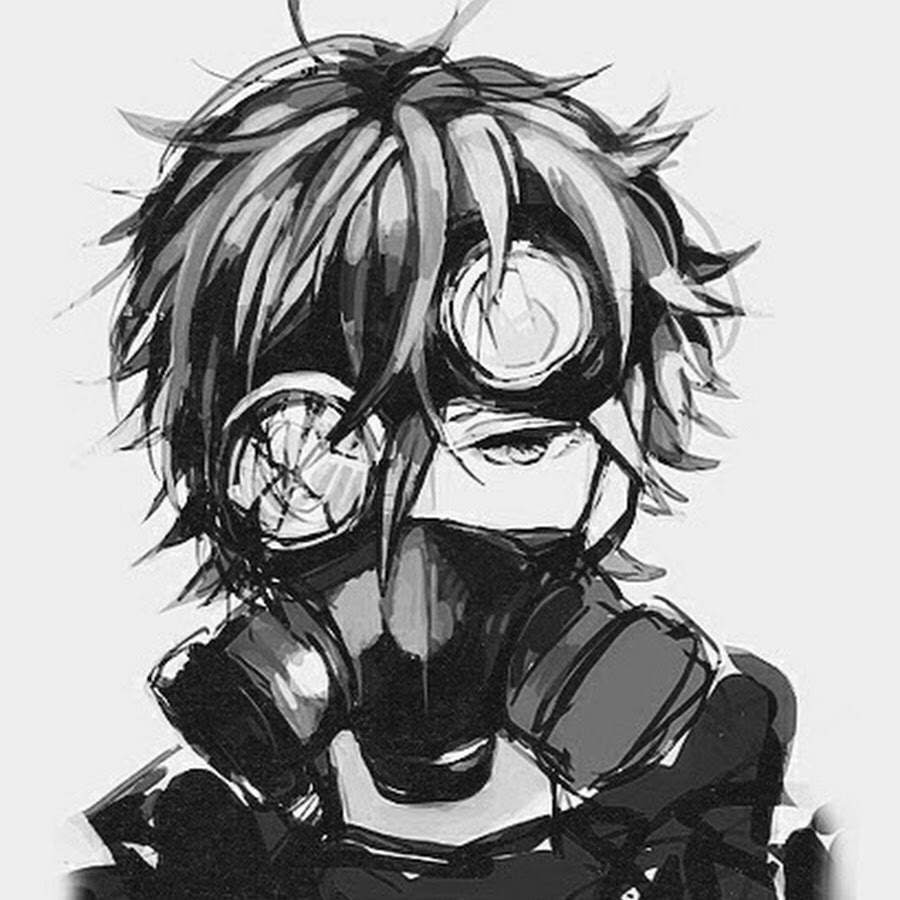 Anime Boy Gas Mask Anime Boy 1080p Mask Wallpaper Hd