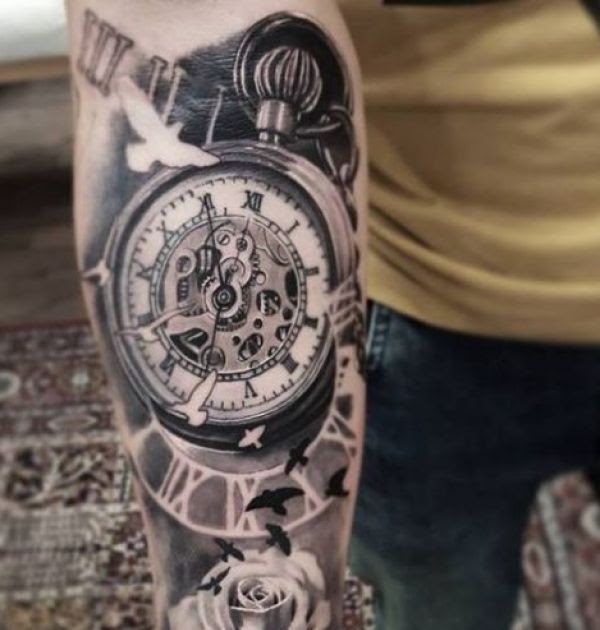Mann tattoo arm motive Tattoo Ideen