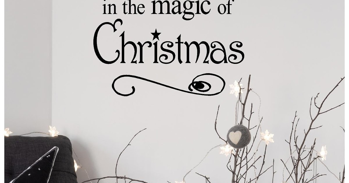 Christmas Home Decor Lettering