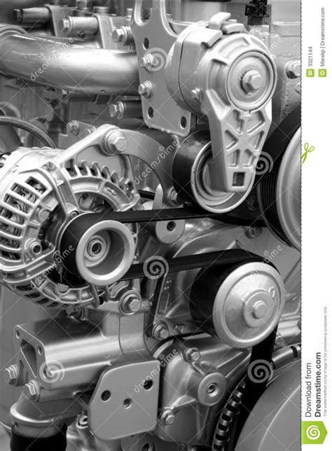 Engine Parts And Components Stock Photo - Image of head