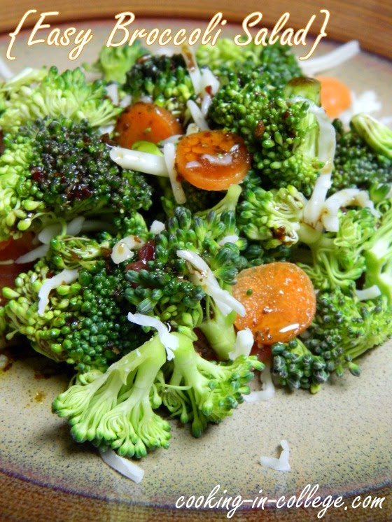 Easy Broccoli Salad Easy Broccoli Salad - Cooking in College