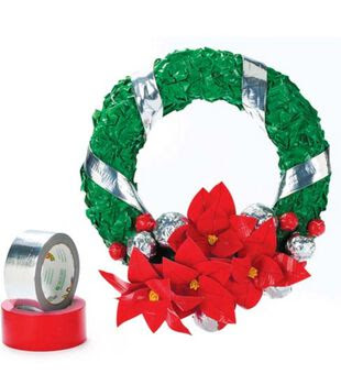 Duct Tape Christmas Wreath