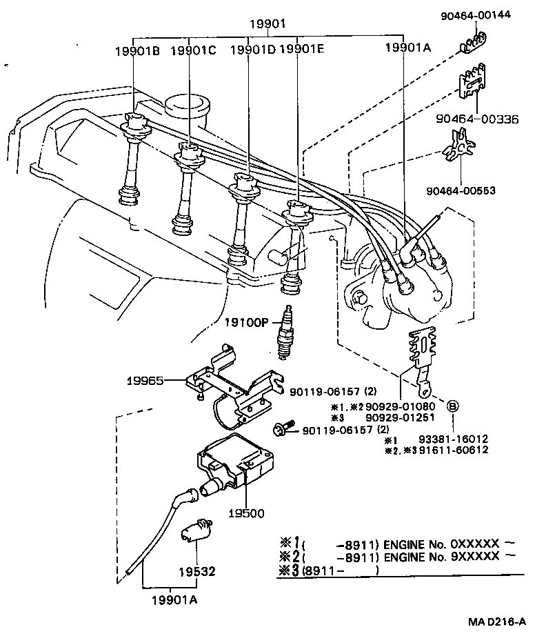 Toyotum Engine Part Diagram Ignition - Complete Wiring Schemas