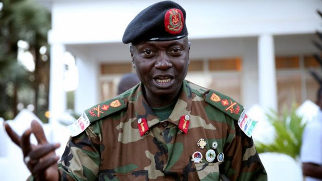Image result for Gambia army chief badjie