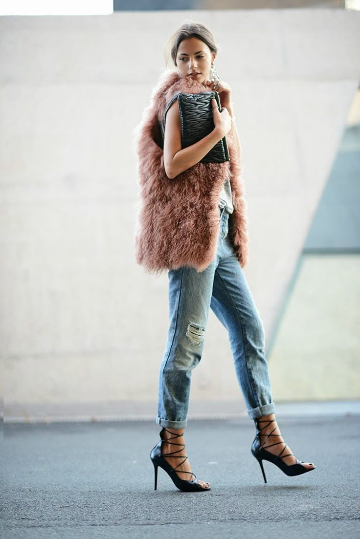 fur vest