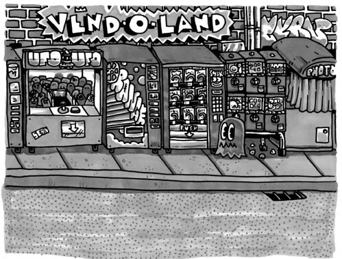 Pizza Party Background: Vend-O-Land