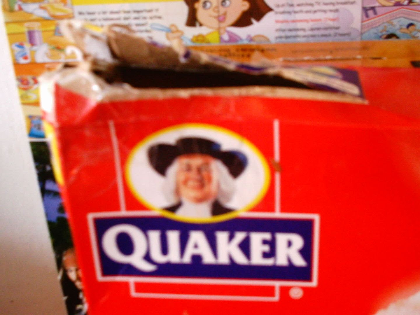 a typical dodgy Quaker type, yesterday