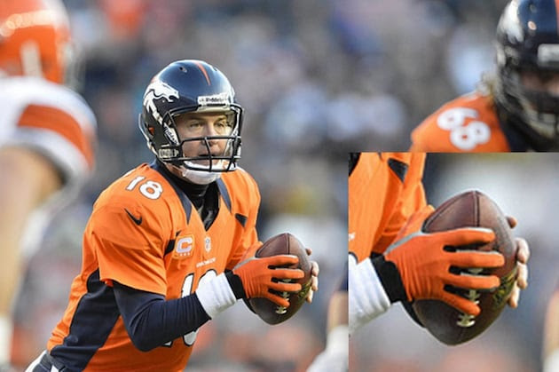 Why Peyton Manning Wore a Glove Against the Browns on Sunday Bleacher Report Why Peyton Manning Wore a Glove Against the Browns on Sunday Bleacher Report