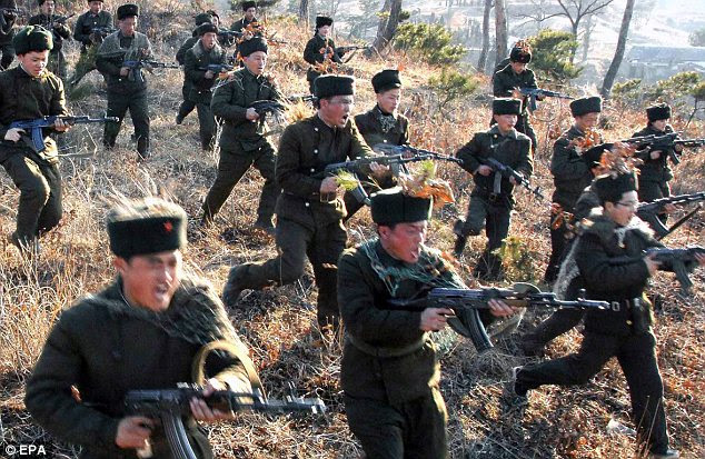 Attack! The North Korean army has repudiated the ceasefire it signed with the South after the Korean War