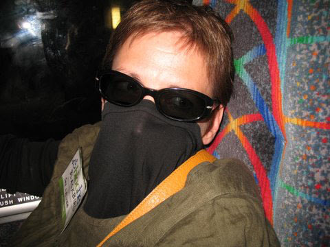 on the bus