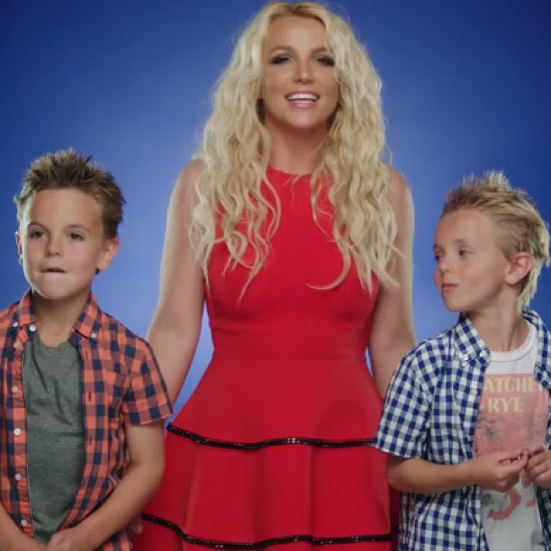 Notícias de Famosos: Britney Spears grava clipe com os filhos