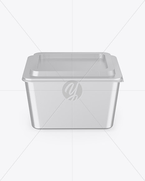Download Download Rectangle Plastic Packaging Mockup Yellowimages Metallized Plastic Container Mockup In Pot Tub Mockups On A Collection Of Free Premium Photoshop Smart Object Showcase Mockups PSD Mockup Templates