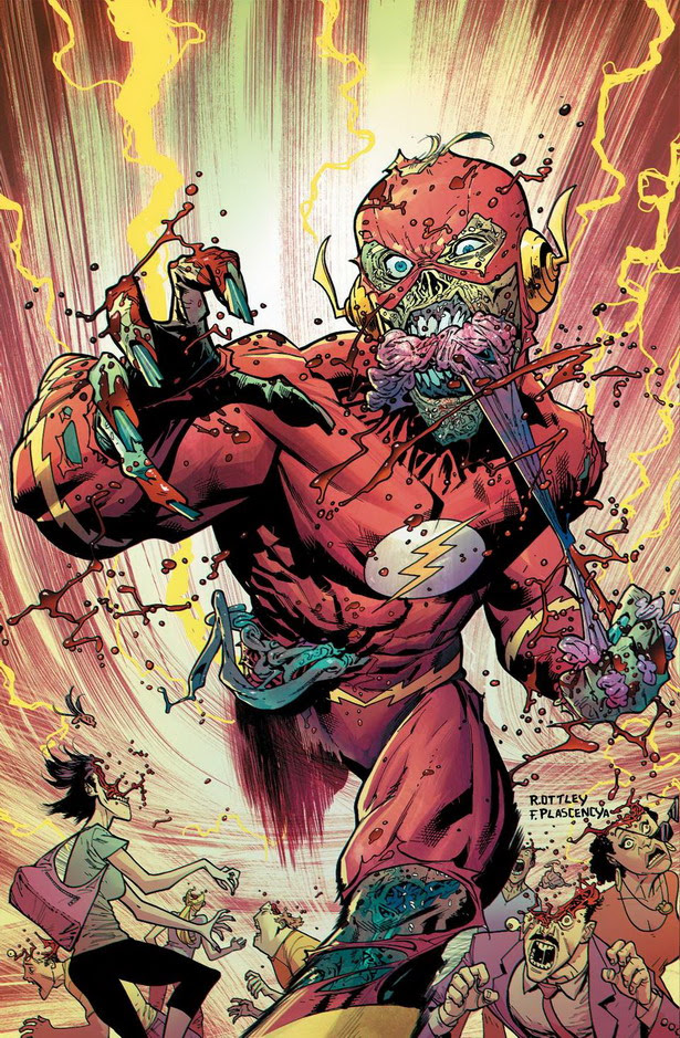 Barry Allen es el zombi mas rápido del mundo en The Flash nº35 por Ryan Ottley y Fco. Plascencia Barry Allen es el zombi mas rápido del mundo en The Flash nº35 por Ryan Ottley y Fco. Plascencia