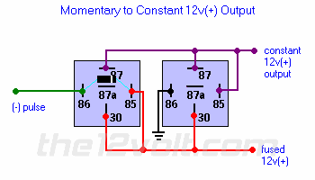 12v Latching Relay Wiring Diagram - Wiring Diagram Schemas